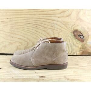 L.L. Bean Boots Womens 9 Suede Chukka Stonington Brown Ankle Shoes Vintage USA
